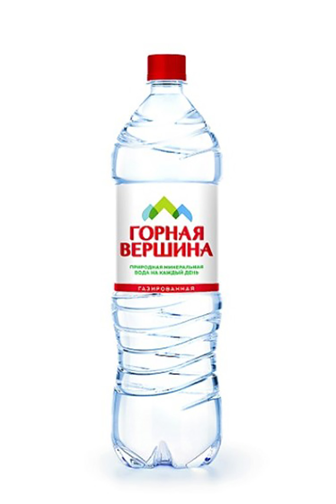 Вода Горная вершина  газированная 1,5л