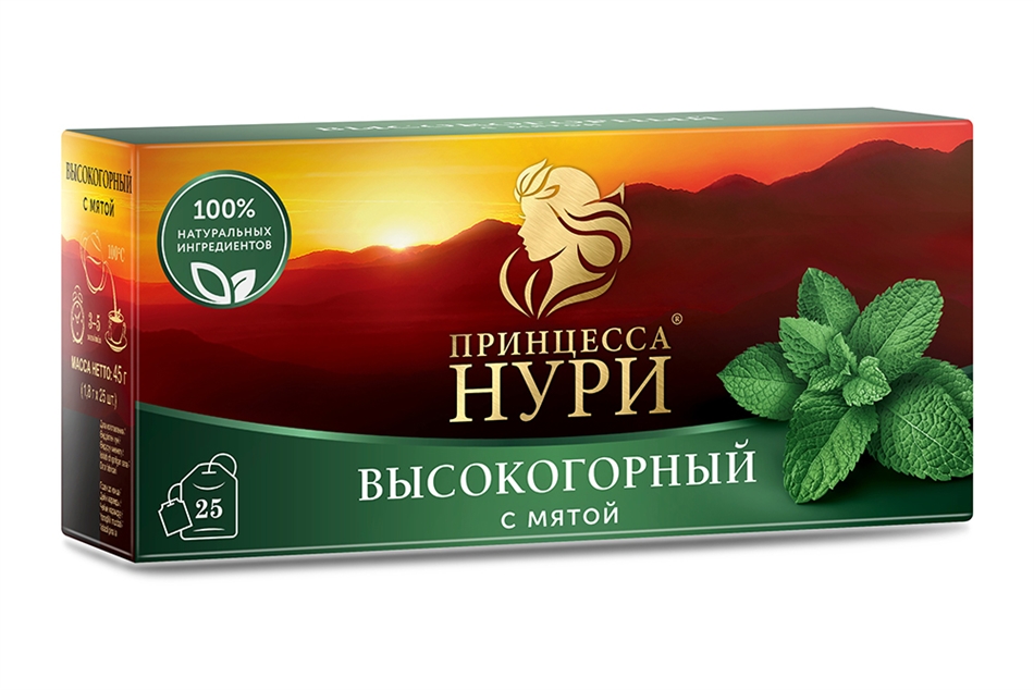 Чай Нури высокогорный с мятой 25пак