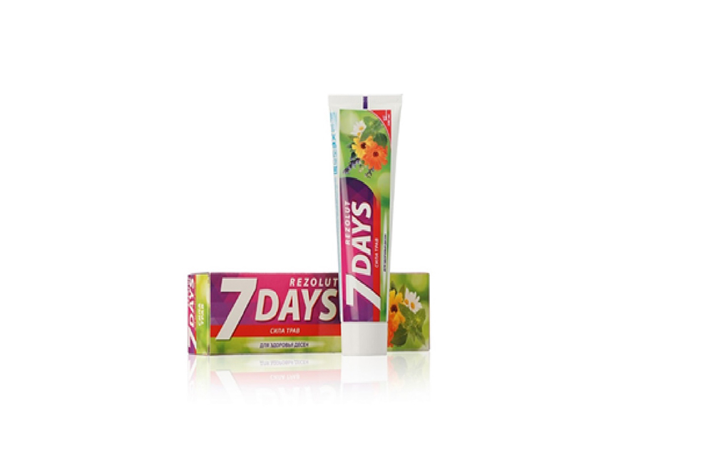 Паста зубная 7Дэйс Резолют Сила трав для десен 100мл