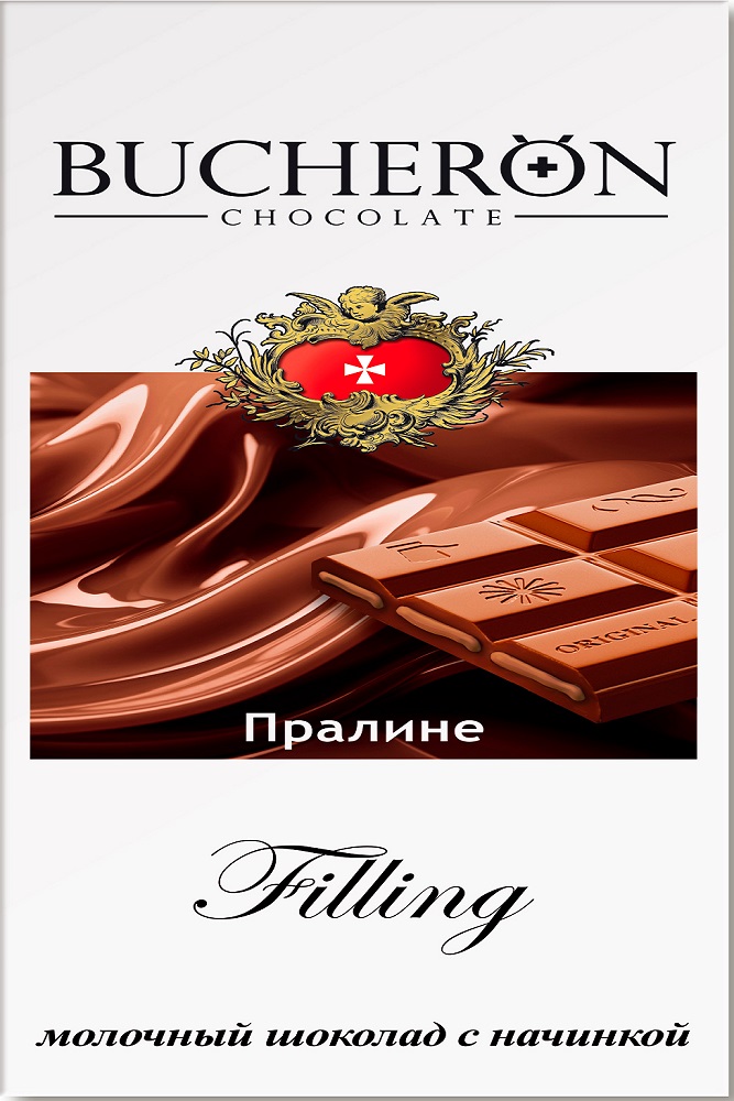 Шоколад Бушерон Филлинг с начинкой пралине 85г