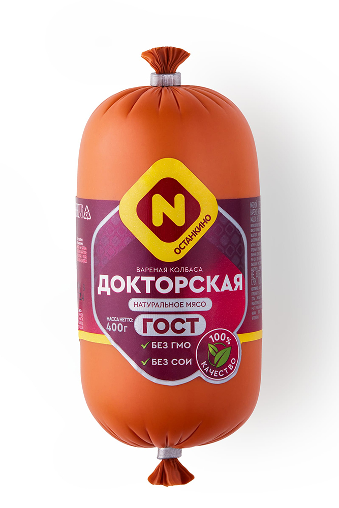 Колбаса Докторская ГОСТ Останкино  400г