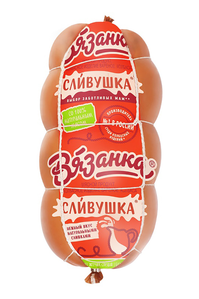 Колбаса Сливушка вареная Вязанка 375г