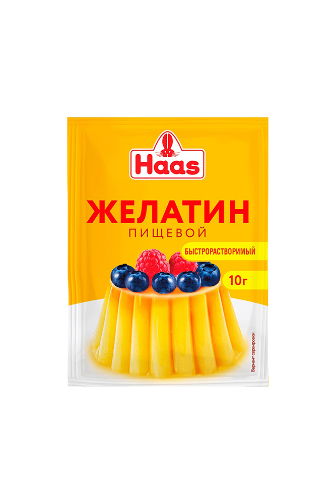 Желатин Хаас пищевой 10г