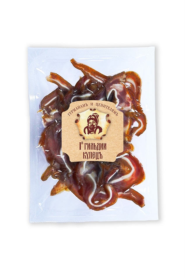 Ушки свиные Премиум копчено-вареные 150г Первой Гильдии Купецъ