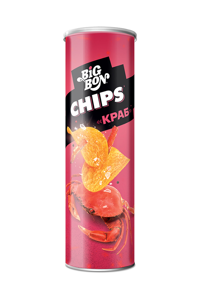 Чипсы БигБон Краб 130г