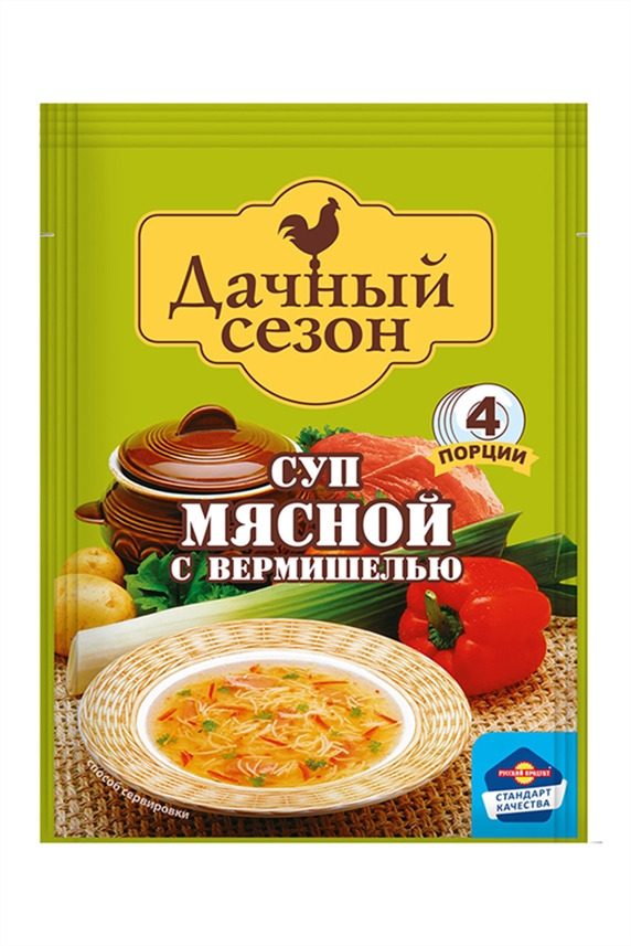 Суп Дачный сезон Мясной с вермишелью 60г