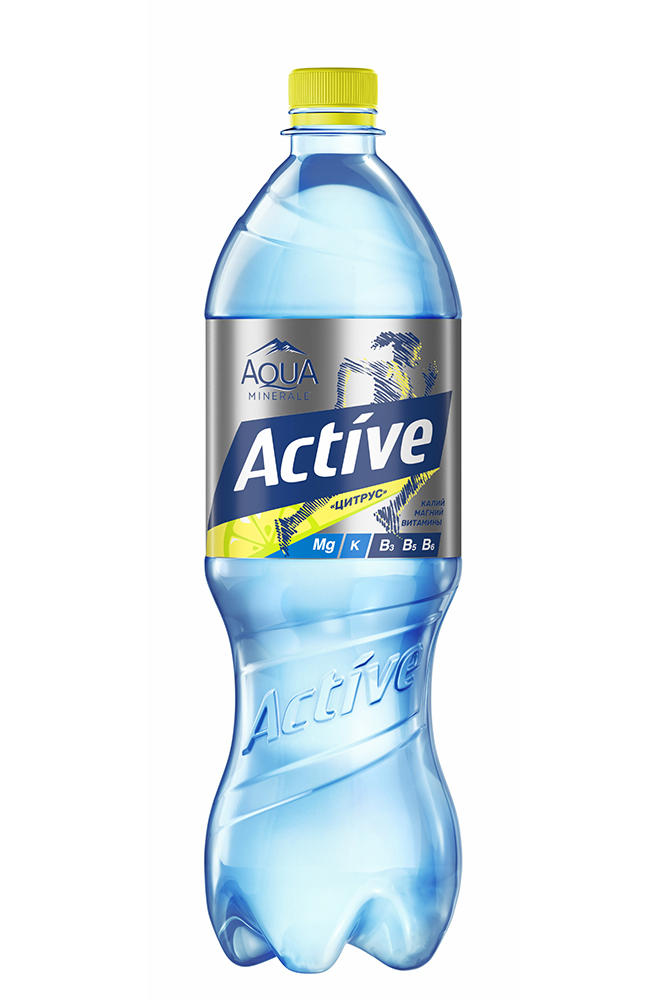 Напиток Аква Минерале Актив цитрус негазированная 1л