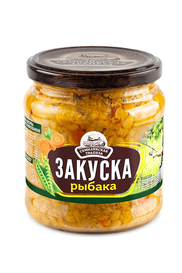 Закуска Семилукская Трапеза Закуска рыбака ст/б 460г