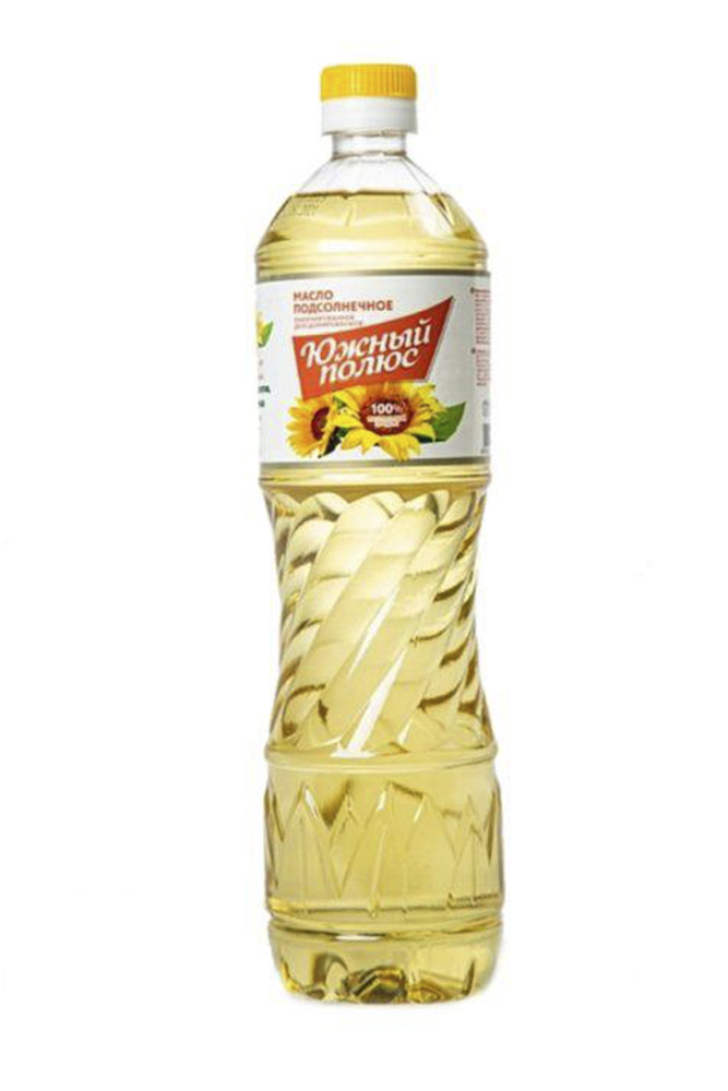 Масло подсолнечное Южный полюс рафинированное дезодорированное ГОСТ 1сорт 1л