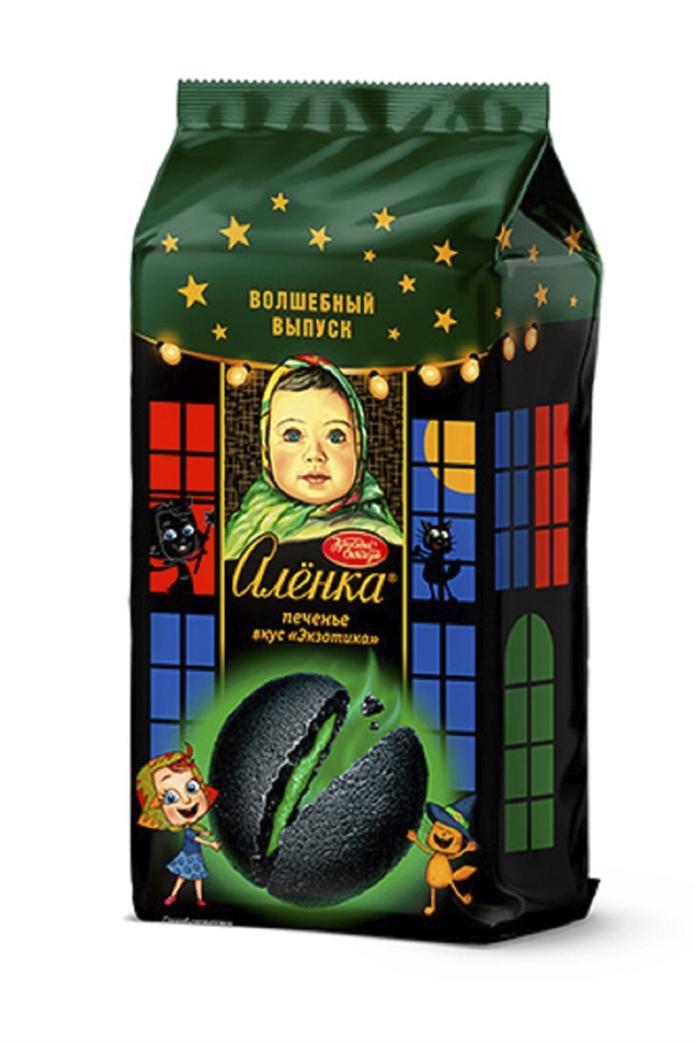 Печенье Аленка сдобное с начинкой со вкусом экзотика 120г