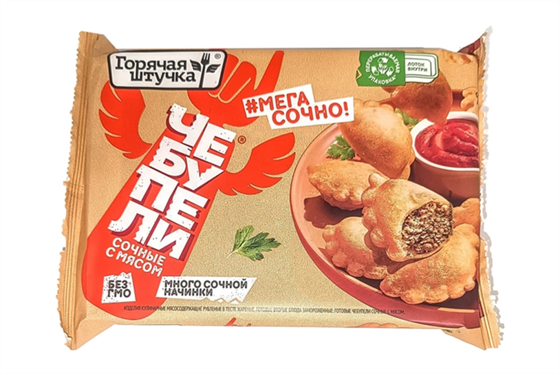 Чебупели Горячая Штучка сочные с мясом замороженные 240г