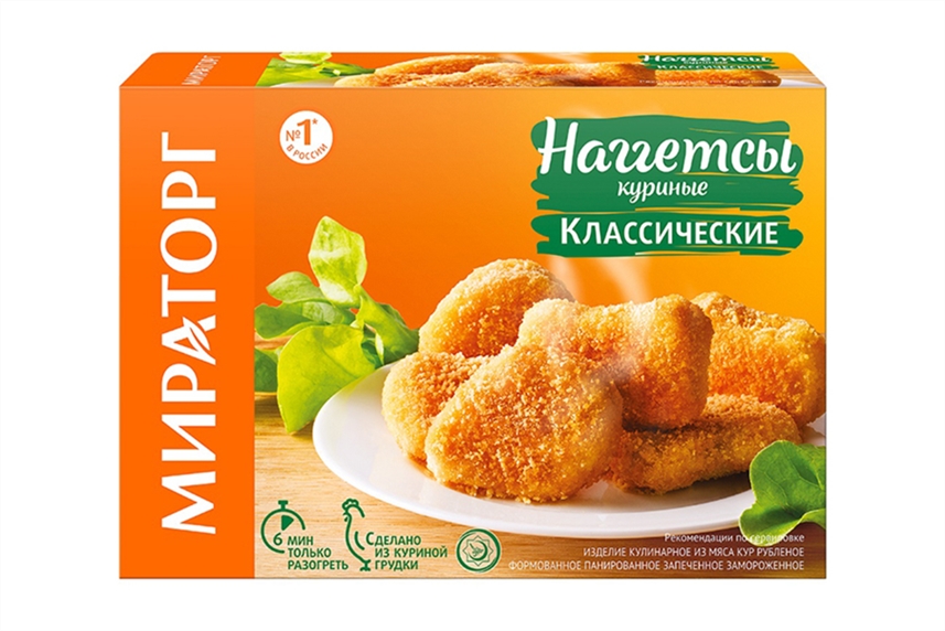 Наггетсы Мираторг Классические куриные 250г