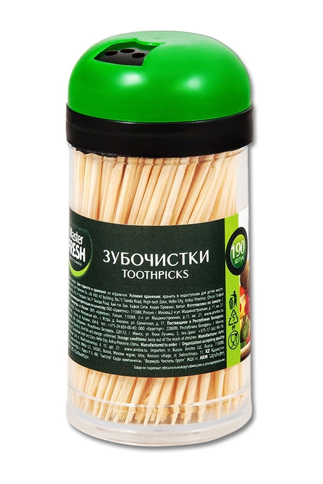 Зубочистки Мастер Фреш 190шт