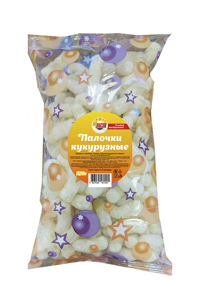 Палочки кукурузные На Часок 150г