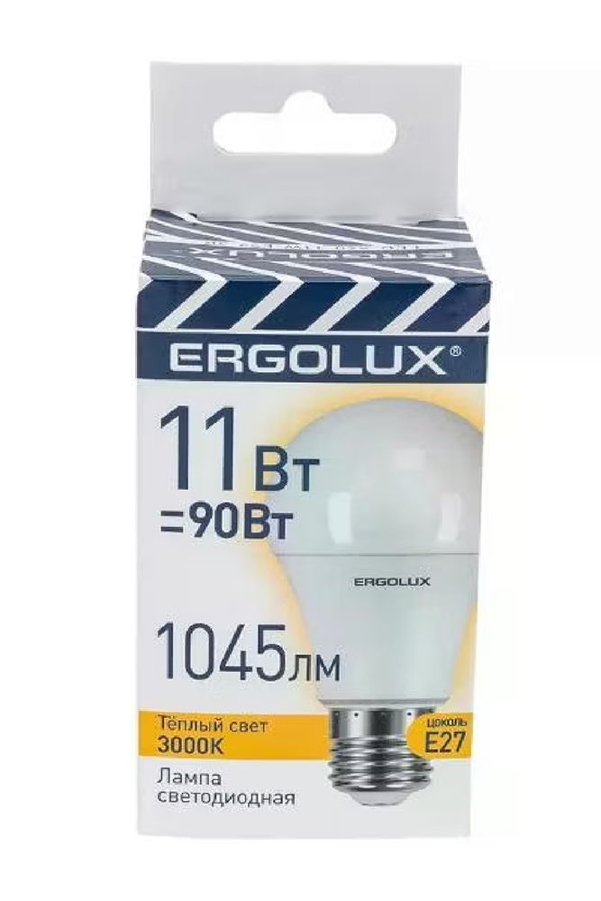 Лампа светодиодная Эрголюкс 11Вт Е27 3000К