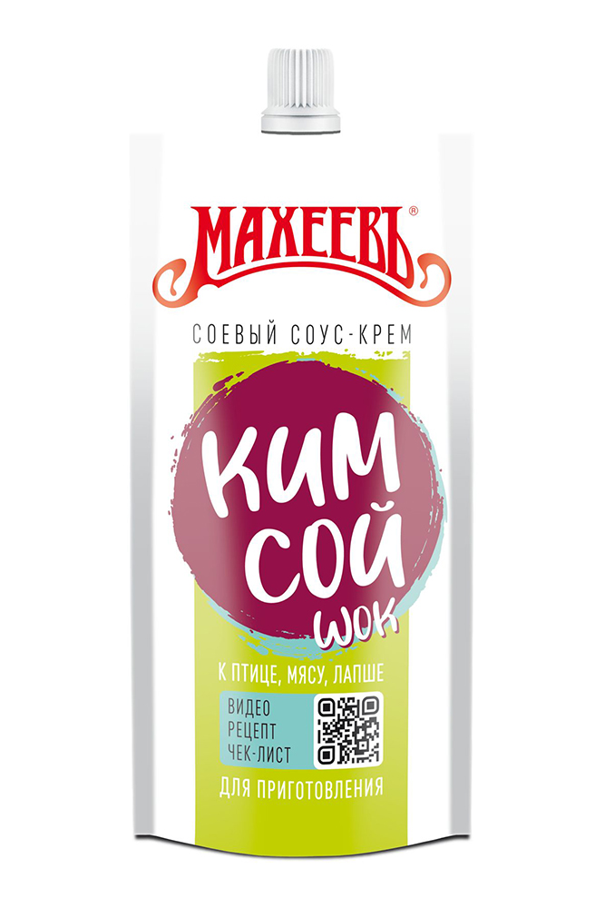 Соус-крем Махеев кимсой соевый д/п 140г