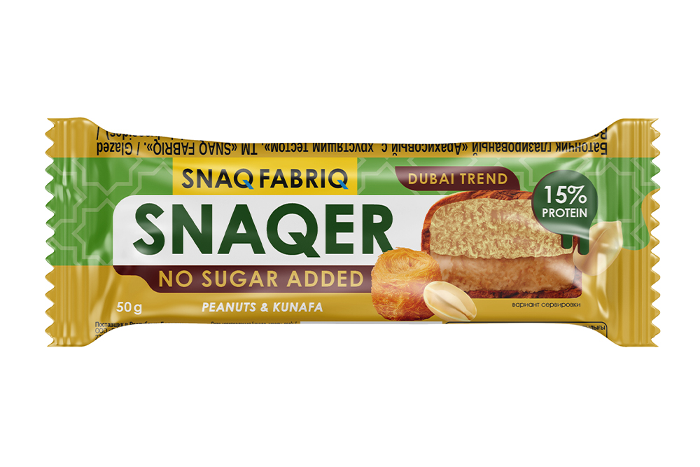 Батончик Снэк Фабрик арахис и хрусящее тесто 35г