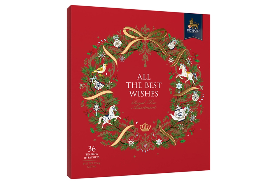 Чай Ричард С наилучшими пожелаениями ассорти 67,2г 36пак