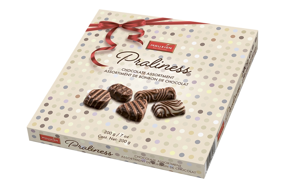 Конфеты Максион пралине в темном , молочном  и белом шоколаде 200г