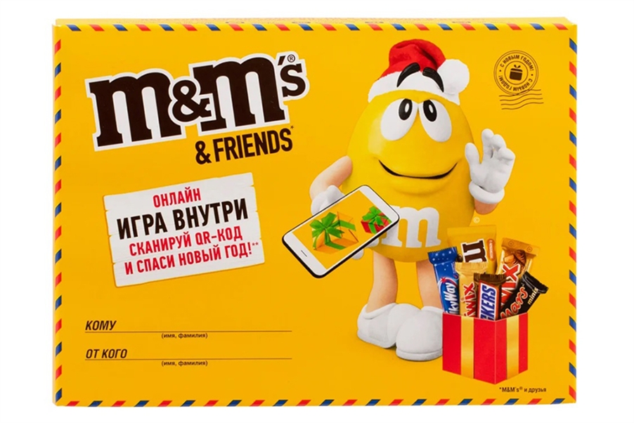 Набор кондитерских изделий MMs маленький конверт НГ 99г