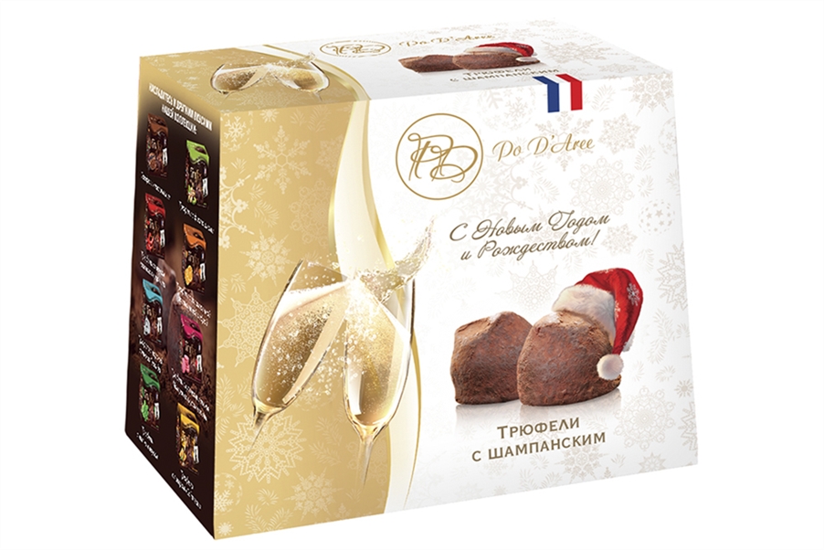 Конфеты Матез Трюфель с шампанским 160г