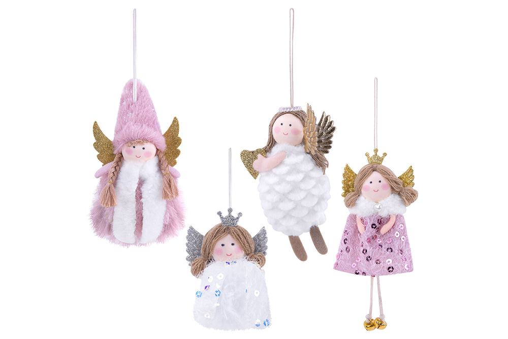 Украшение елочное Принцесса 16см ассорти