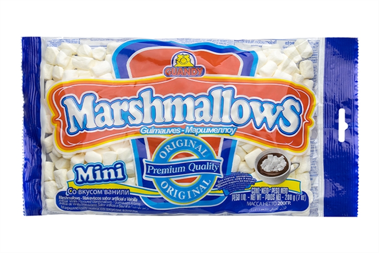Маршмеллоу Гуанди мини белый ванильный 200г