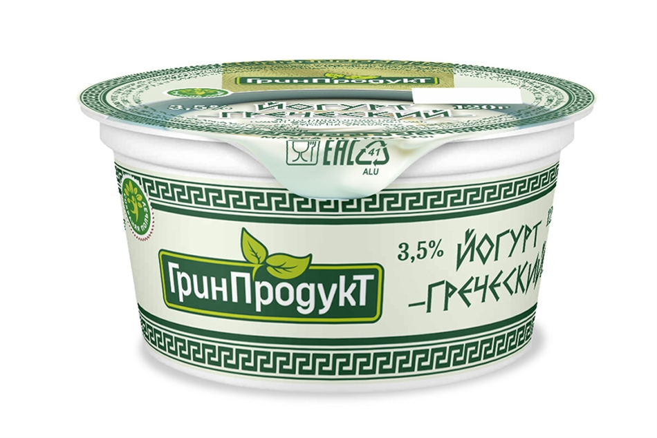 Йогурт Гринпродукт греческий 3,5% 120г