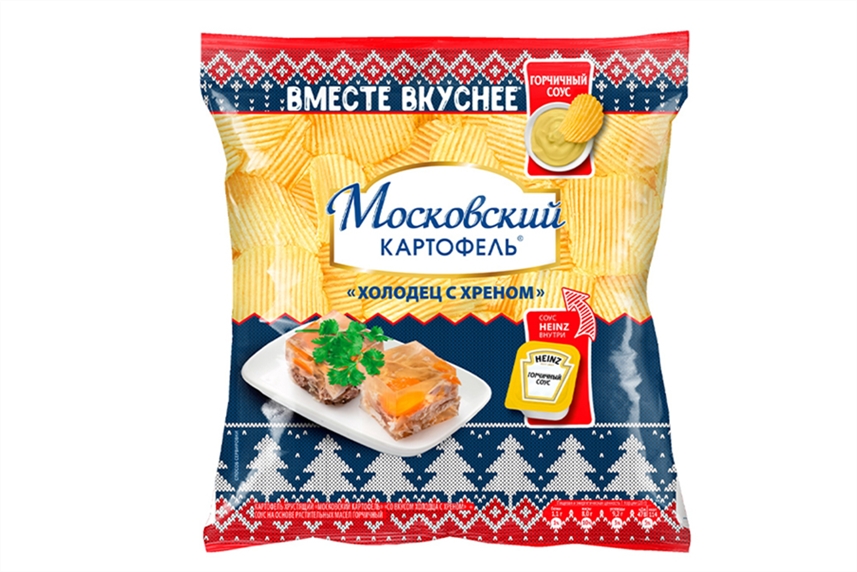 Чипсы Московский картофель холодец.хрен+соус 84,5г