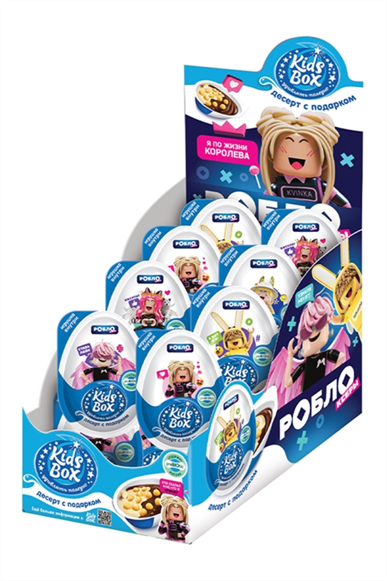 Шоколадное яйцо Конфитрейд Роблоксеры Двойное яйцо с игрушкой 20г