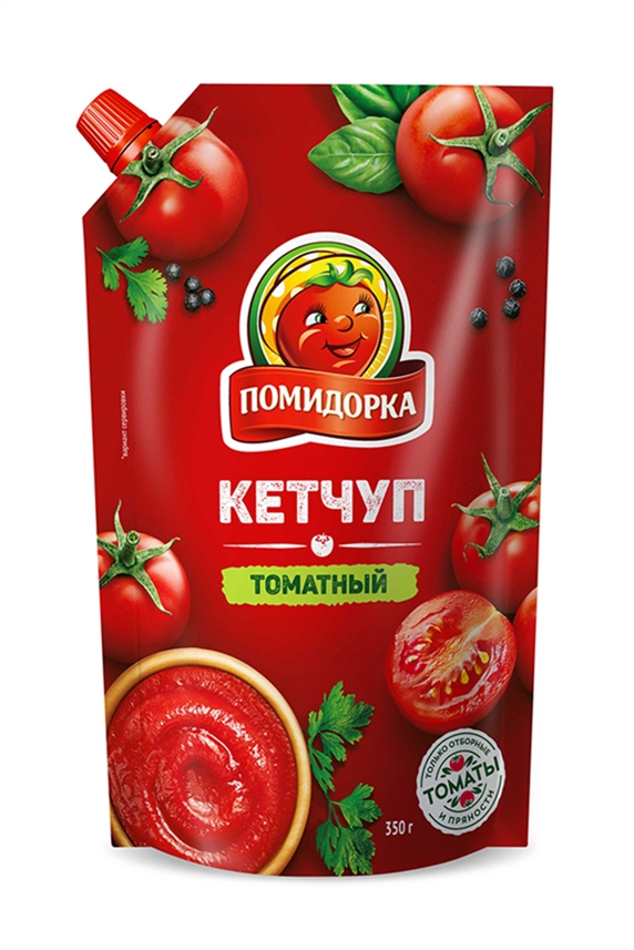 Кетчуп Помидорка томатный дойпак 350г