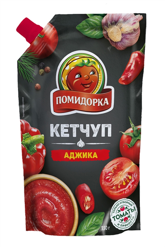 Кетчуп Помидорка аджика дойпак 350г