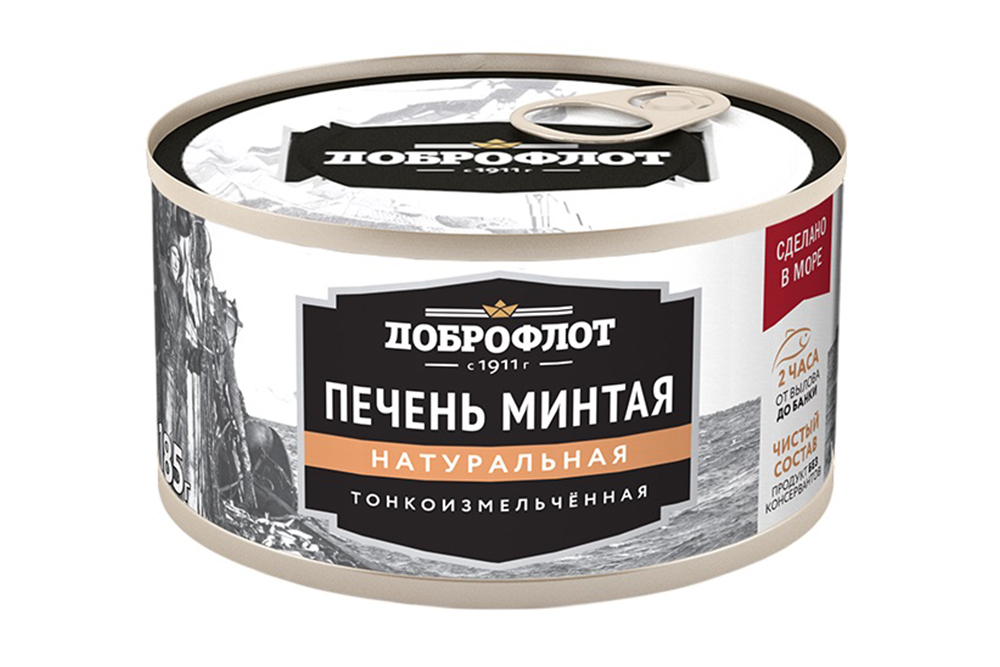 Печень минтая Доброфлот по-приморски 185г