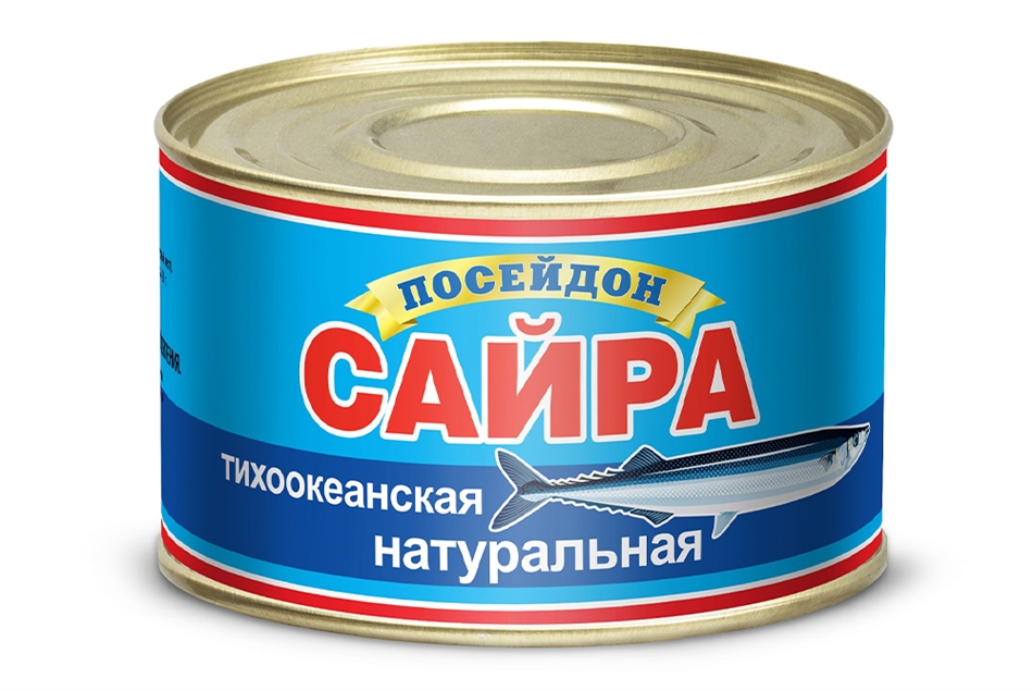 Сайра Посейдон натуральная 230г