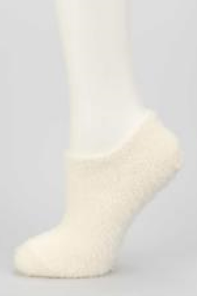 Подследники женские махровые цвет молочый р.23-25