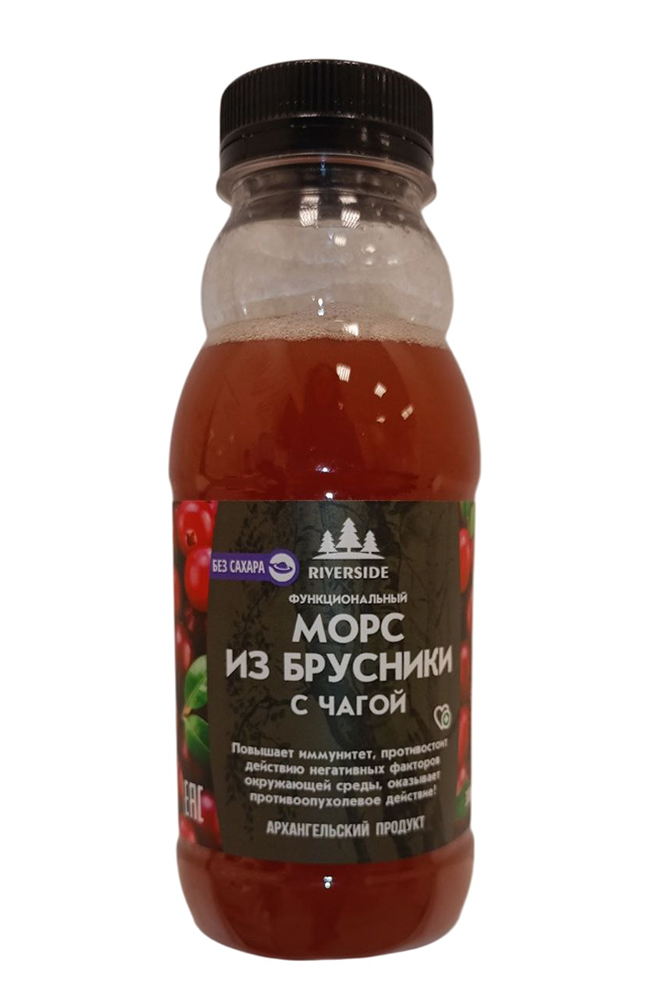 Морс Брусника с чагой ПЭТ 300мл