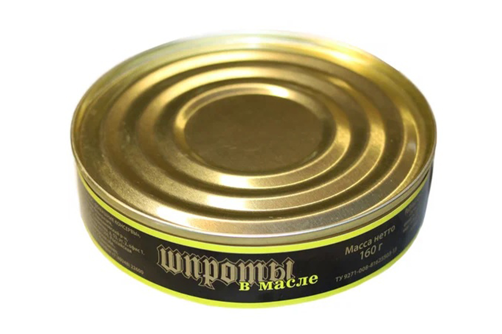 Шпроты в масле 1 сорт 160г