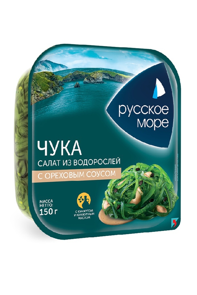 Салат Русское море Чука с орех соусом 150г