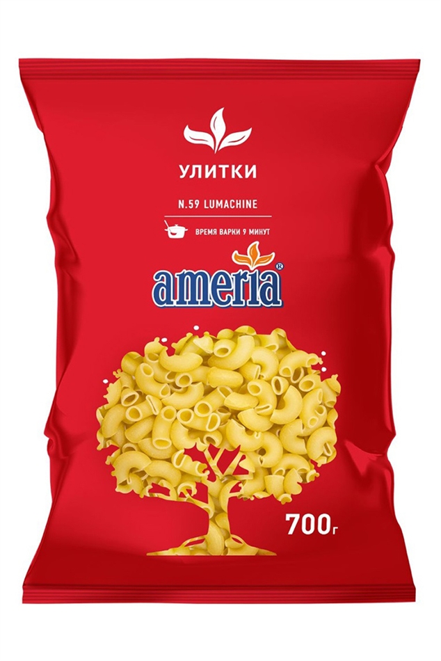 Макаронные изделия Америя Улитки №59 700г