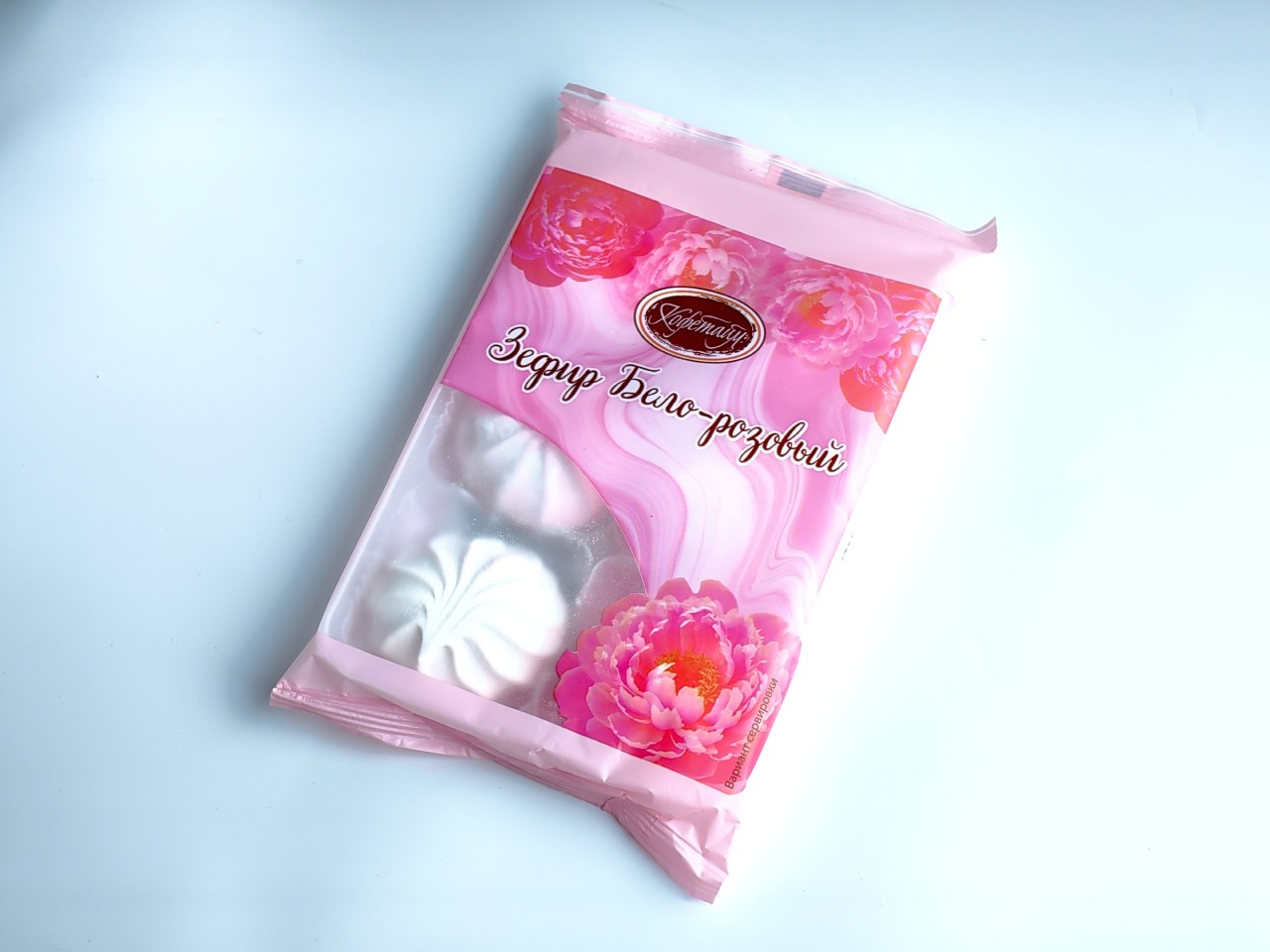 Зефир Кофетайм бело-розовый 150г