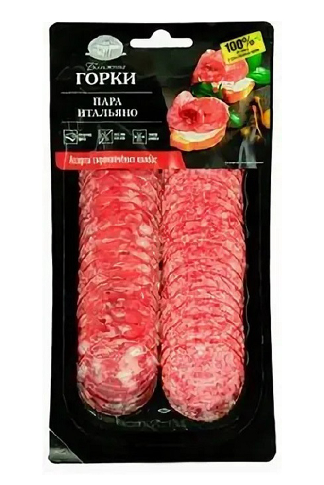Колбаса Ближние горки Ассорти Пара Итальяно сырокопченая вакуумная упаковка 90г