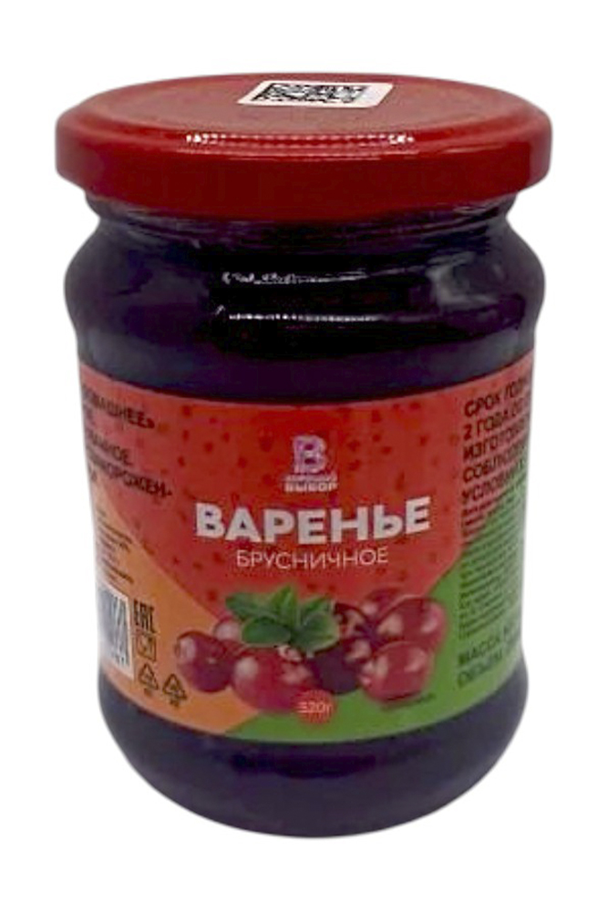 Варенье Хороший выбор брусничное 320г