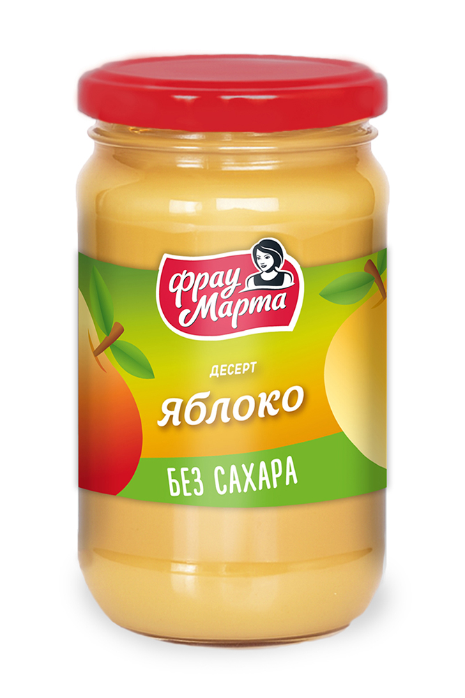 Десерт фруктовый Фрау Марта яблоко 360г
