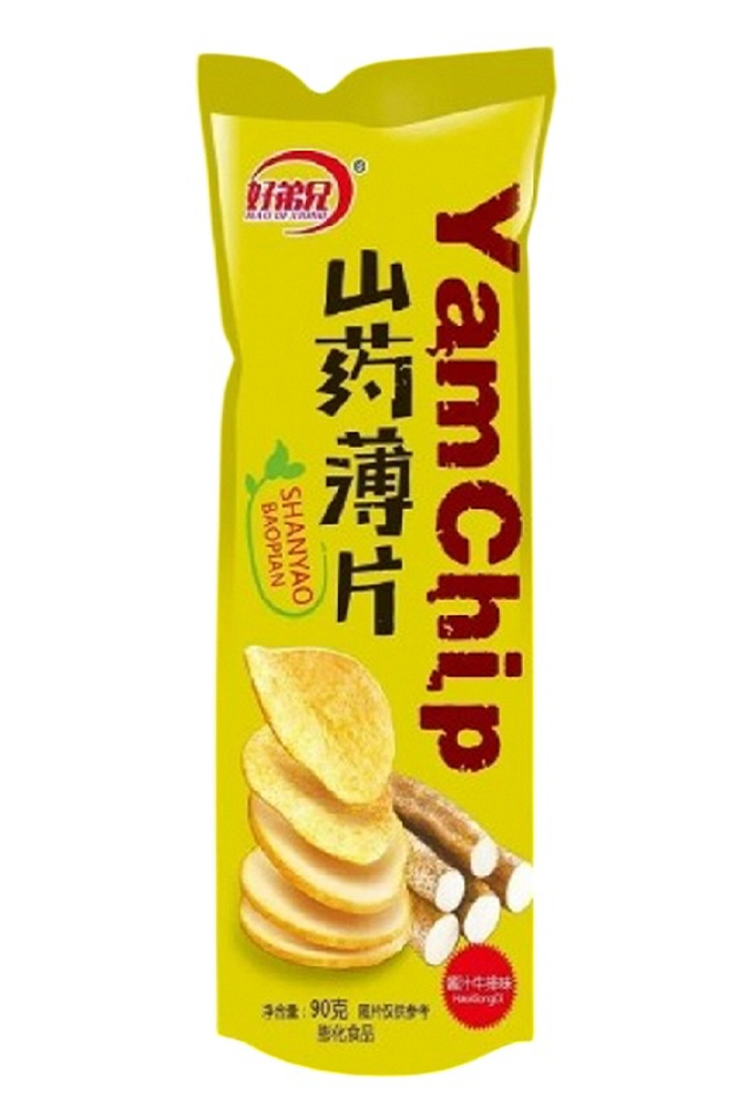 Чипсы Хао Ди Сюн из ямса стейк и соевый соус 33г