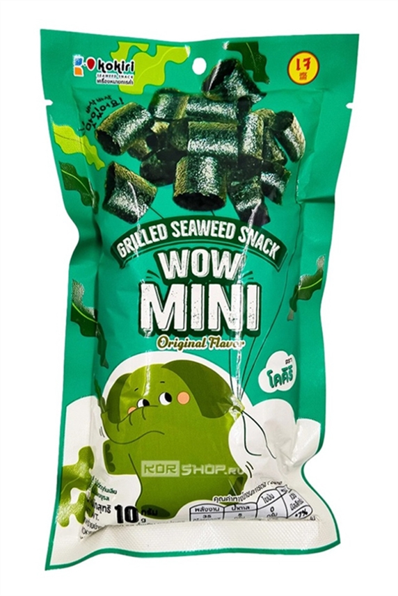 Чипсы Вау Мини Кокири из морской капусты роллы-гриль 10г