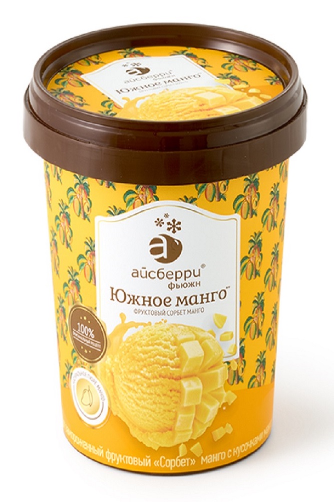 Десерт  Айсберри сорбет манго 350г