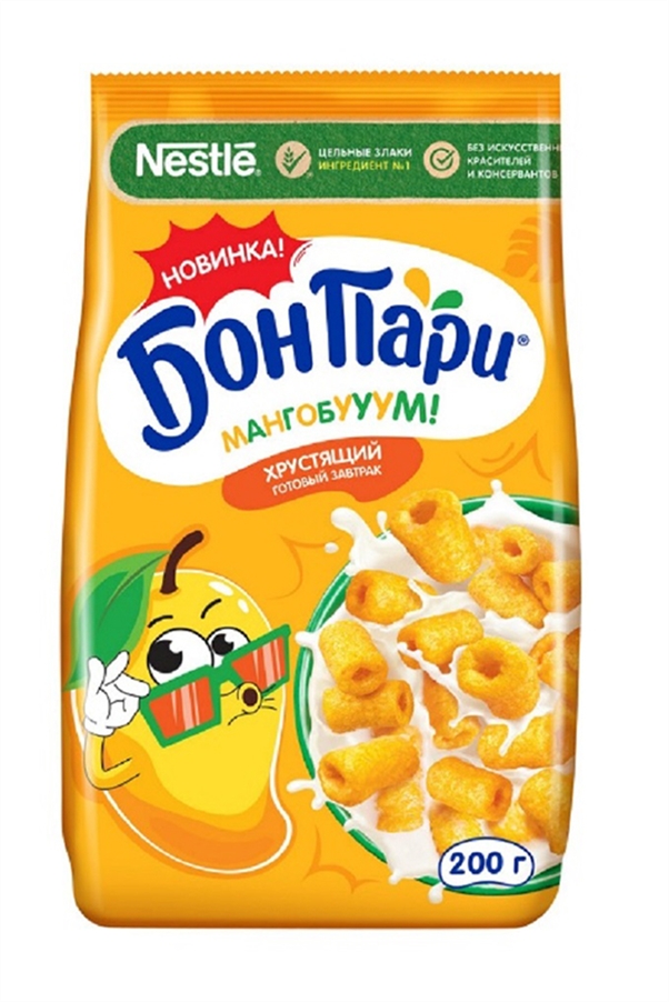 Завтрак Бон Пари зерновой со вкусом манго 200г