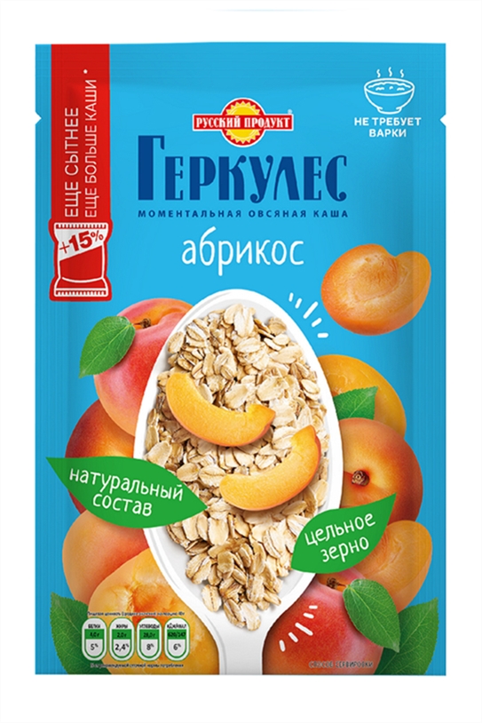 Каша Русский Продукт Геркулес абрикос 40г