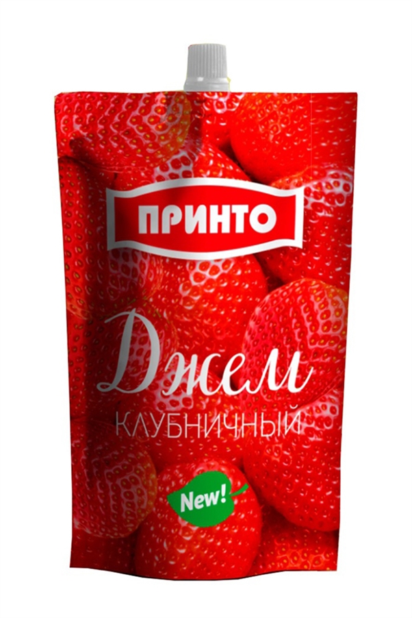 Джем Принто клубничный 200г дой пак