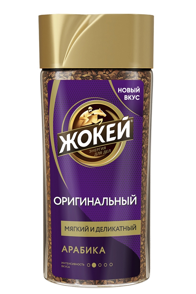 Кофе Жокей Оригинальный Арабика растворимый сублимированный  ст/б 90г